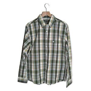 Eddie Bauer Long Sleeve Cotton Poplin Legend Wash Classic Fit Size M